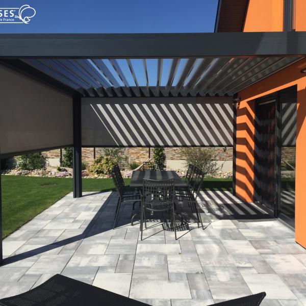 Pergola bioclimatique open position ouverte