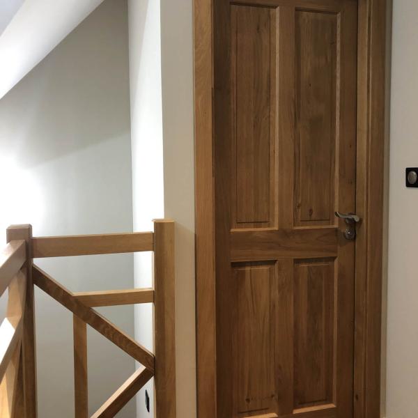 Porte aubrac en chene clair selectionnee