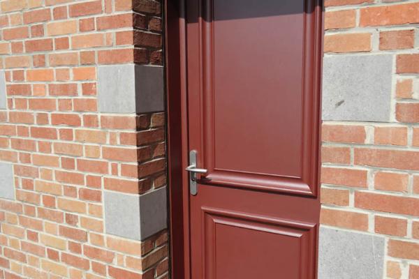Porte Bel’m Noé coloris rouille texture