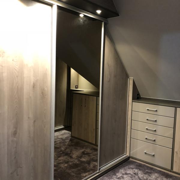 Portes dressing en sous pente