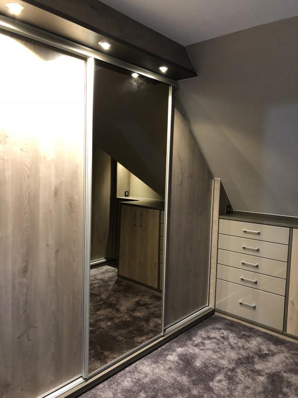 Portes dressing en sous pente