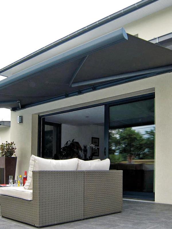 Store coffre onx coloris anthracite